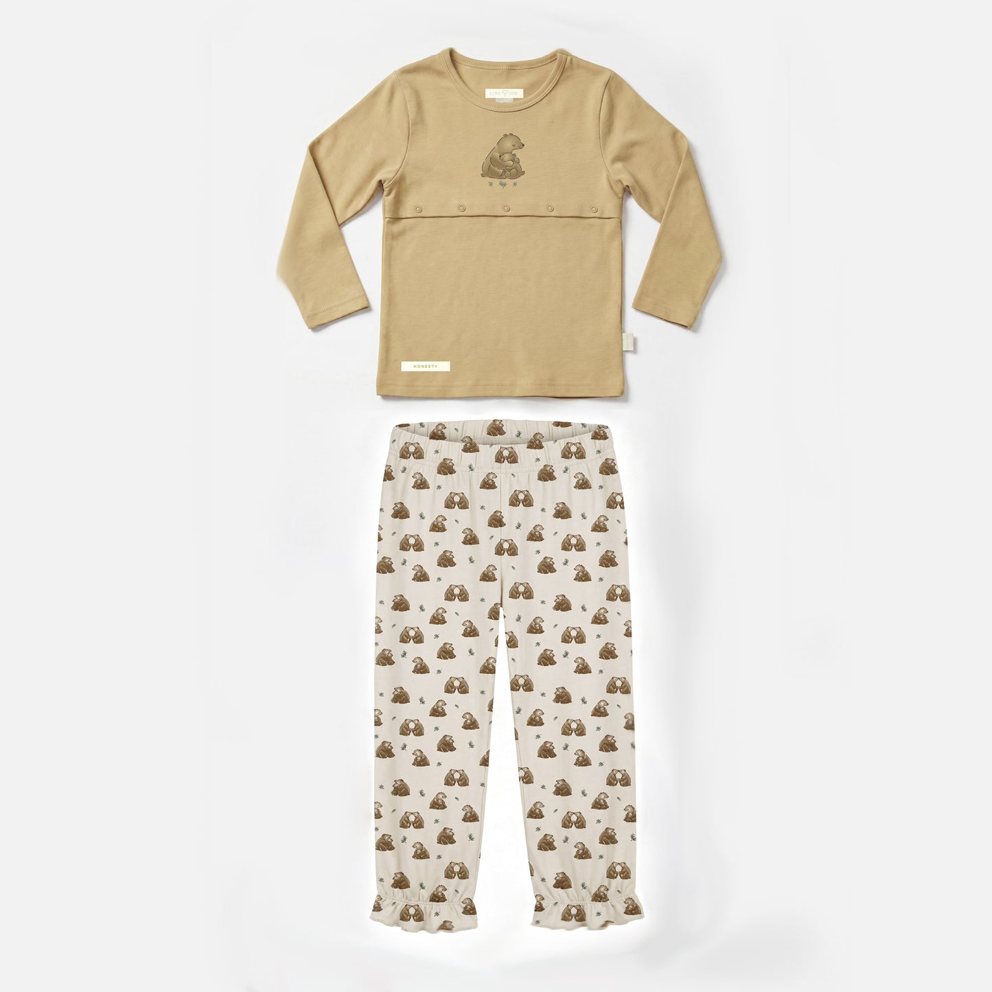 Long-Sleeve Nursing Top & Pants Set