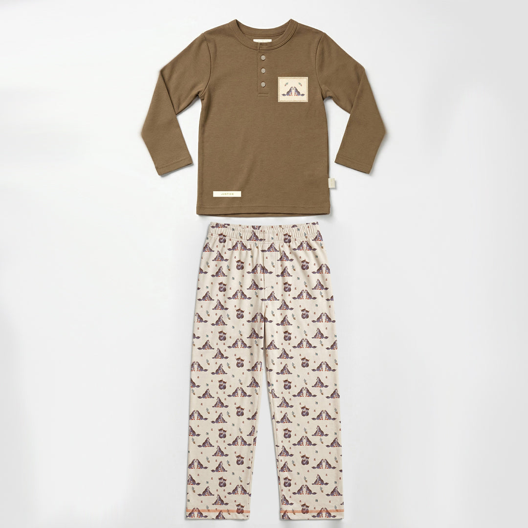 Long-Sleeve Top & Pants Set