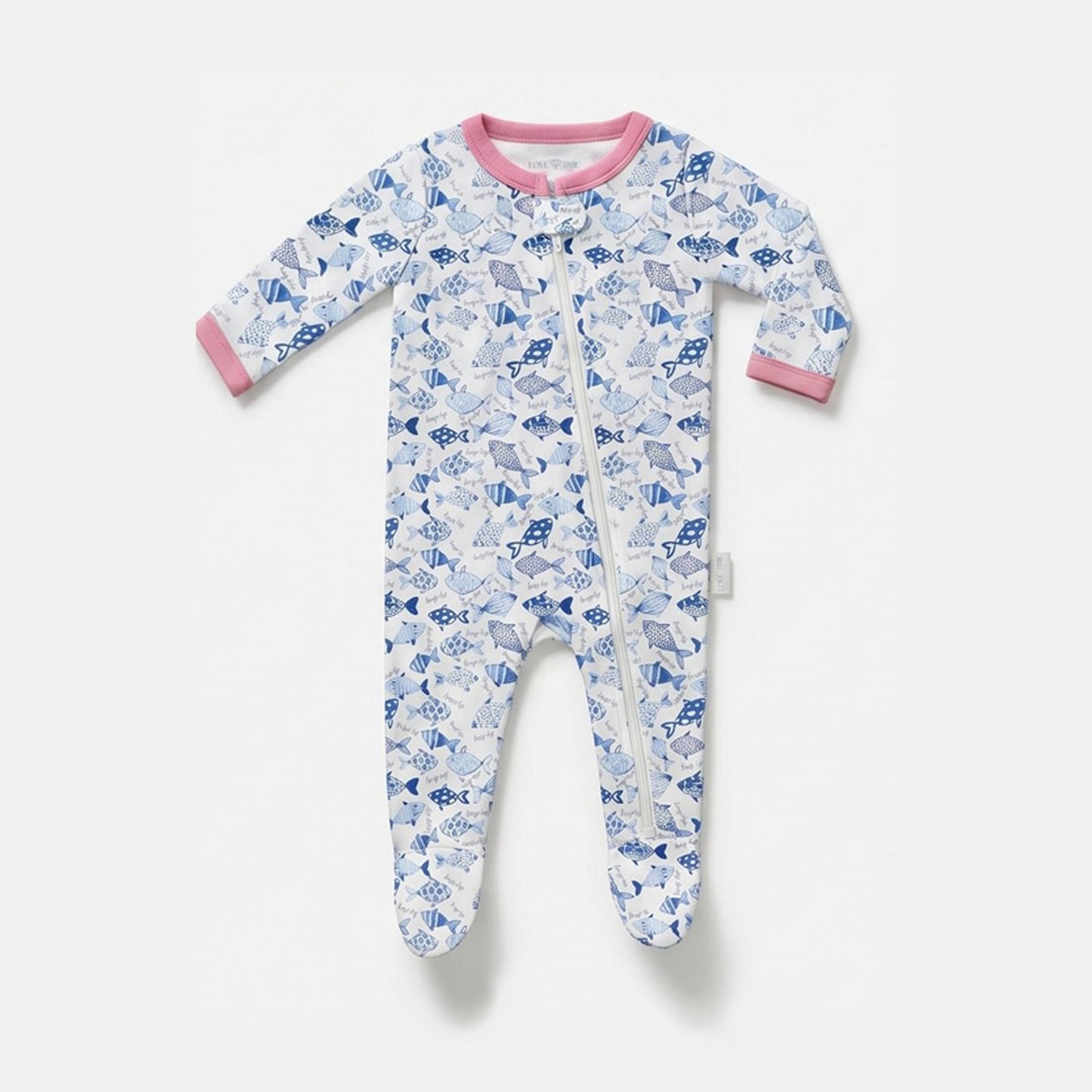 Girls Footed Romper